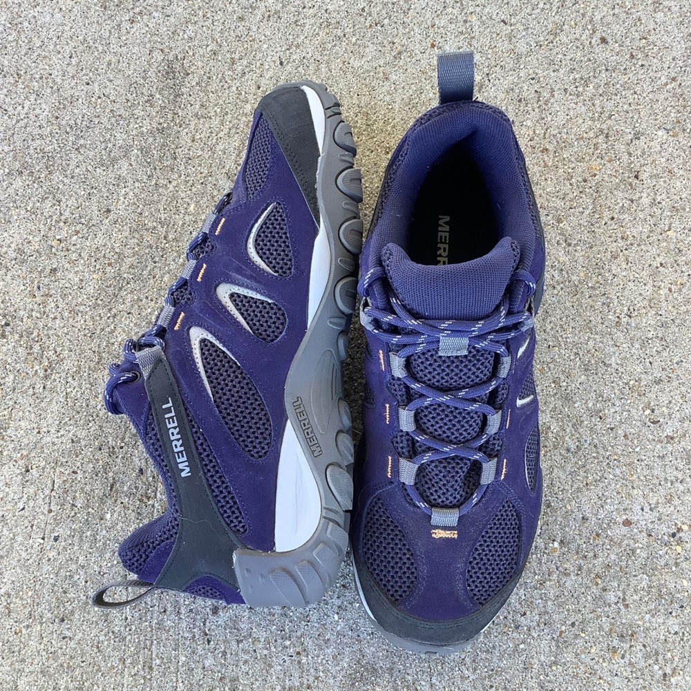 Merrell Alverstone Womens Hiking Shoes Purple Suede Mesh Low Top J037616‎ 9.5 - Picture 10 of 16